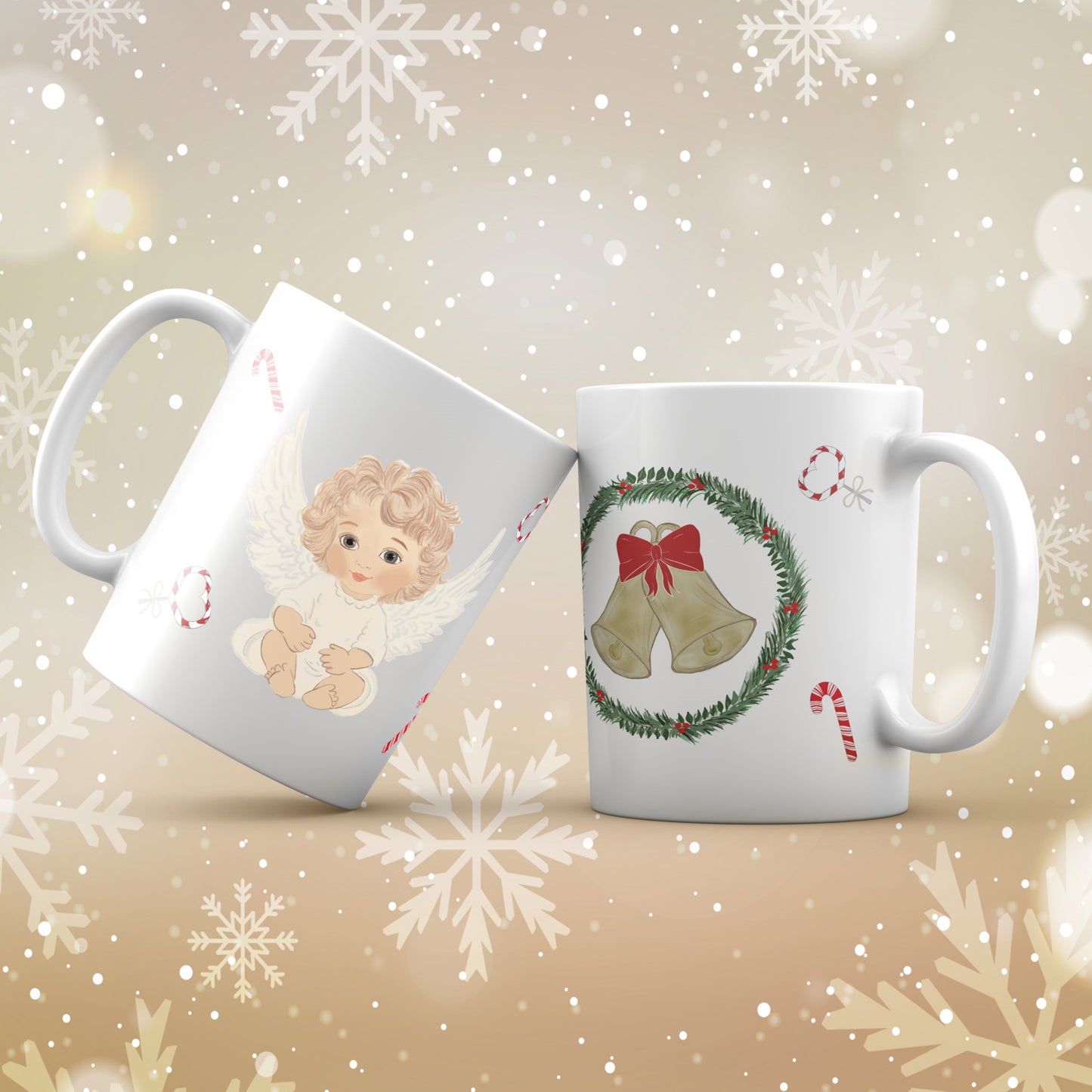 Telechargement numerique desing pour sublimation des mugs design Noël