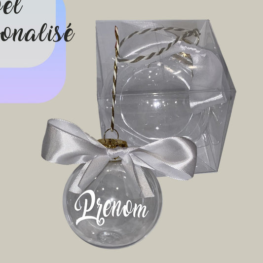 Boule de Noel personalise