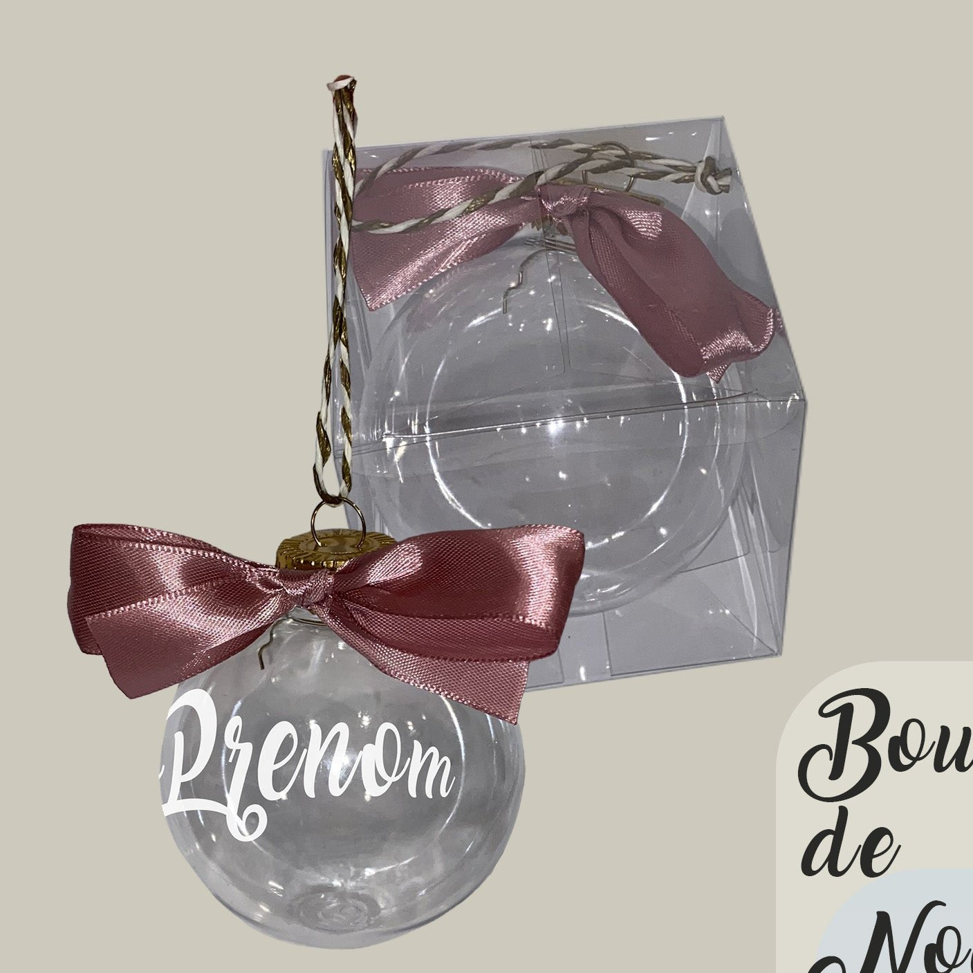 Boule de Noel personalise