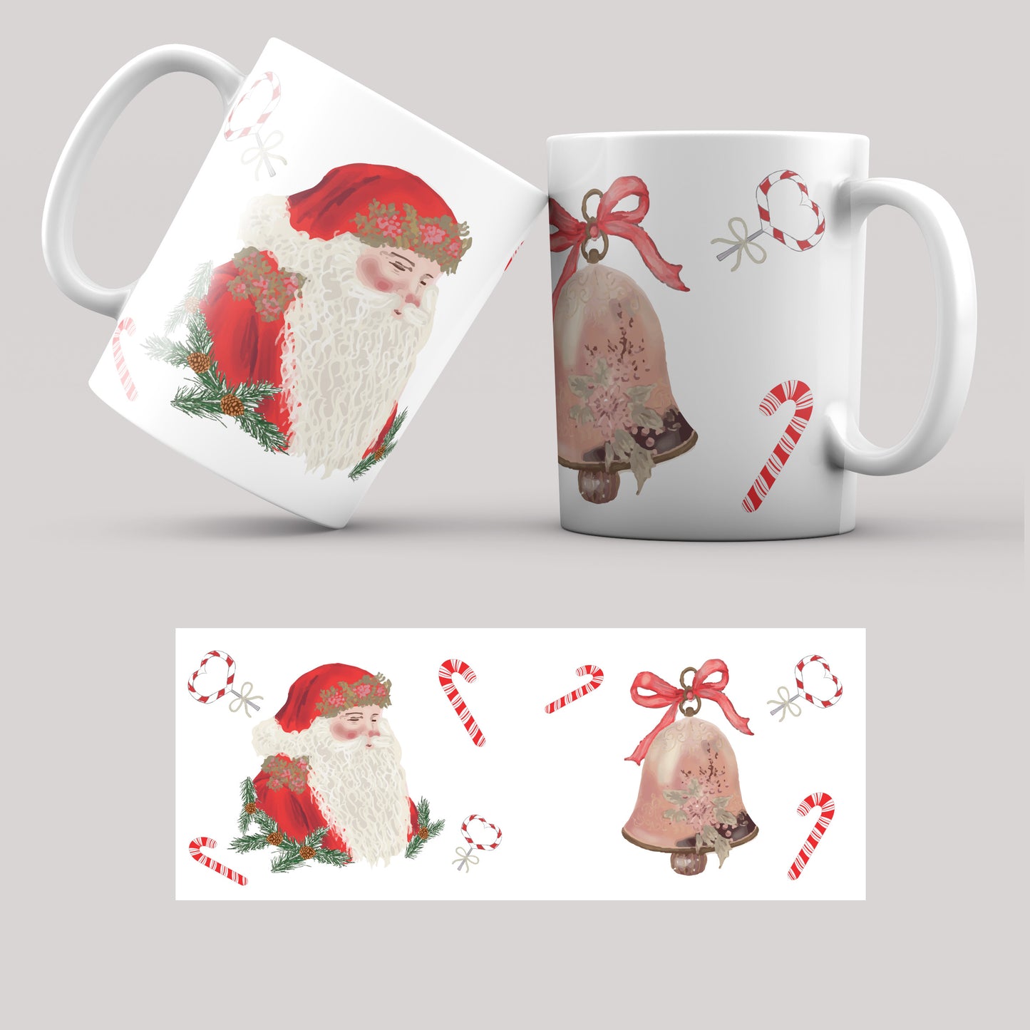 Telechargement numerique desing pour sublimation des mugs design Noël