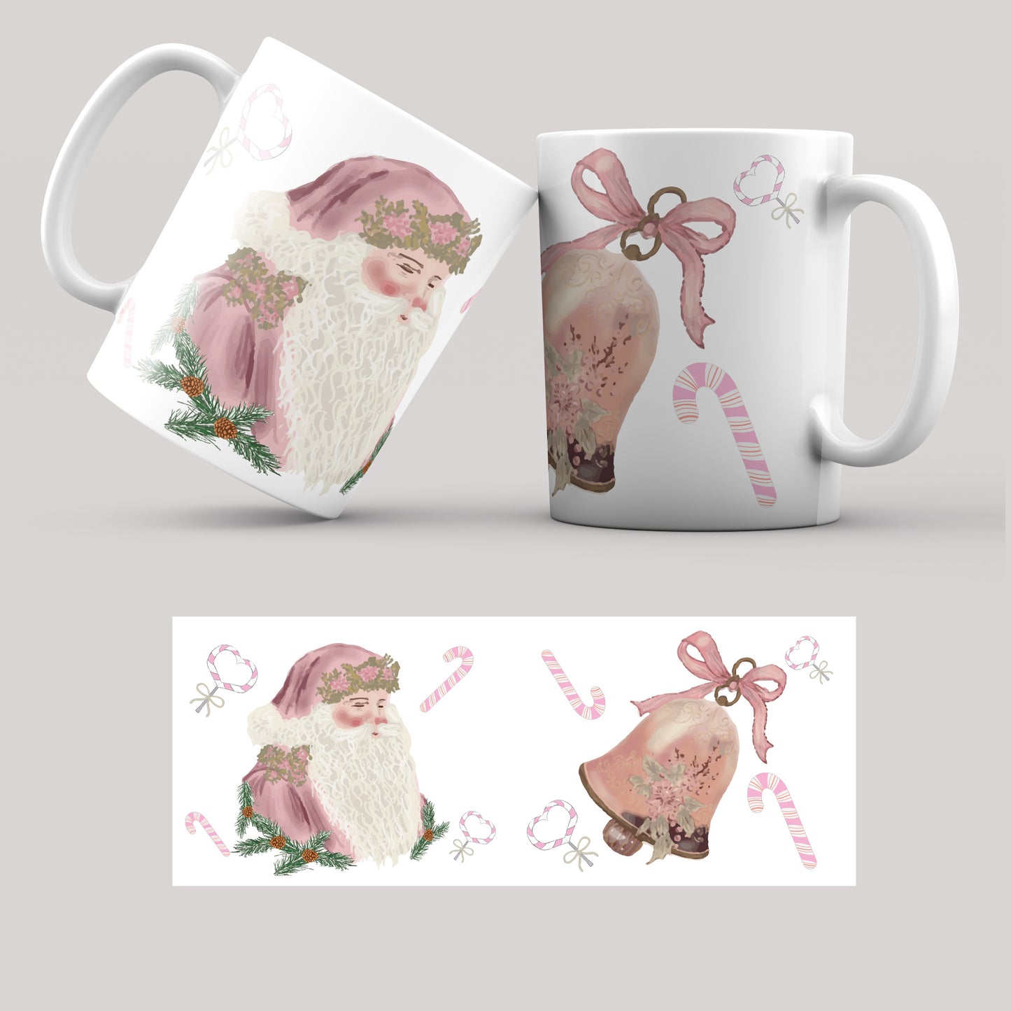 Telechargement numerique desing pour sublimation des mugs design Noël